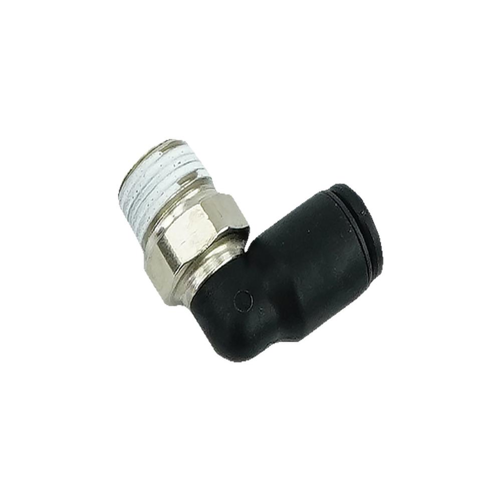 Fitting 1/8 NPTM 6mm Legris Elbow 6mm Tube MPOS Fitting 1/8 NPTM 6mm Legris Elbow 6mm Tube MPOS